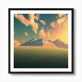 Landscape - Landscape Stock Videos & Royalty-Free Footage 3 Art Print