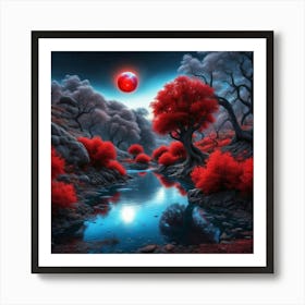 Alien Planet Art Print