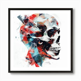 Skull Print 3 Art Print