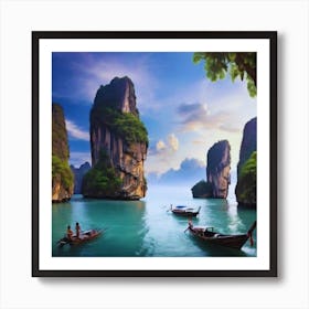 Thailand beautiful view Art Print