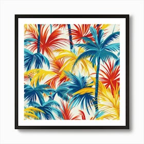 Tropical Palm Trees 7 Art Print