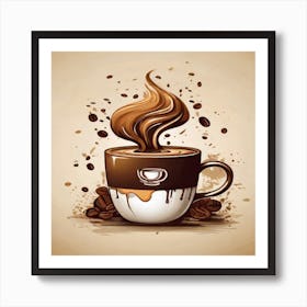 Coffee Cup 1 Art Print