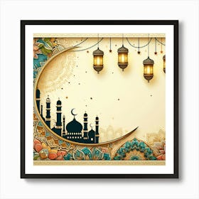 Islamic Ramadan Background 6 Art Print