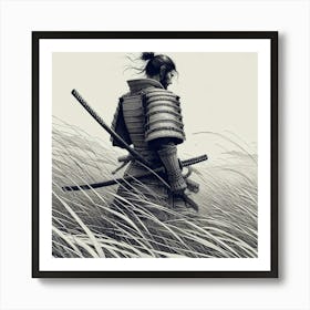 Samurai Art 42 Art Print