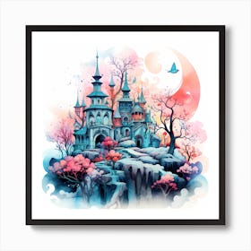 Watercolour Wonders: Nostalgic Noel Art Print