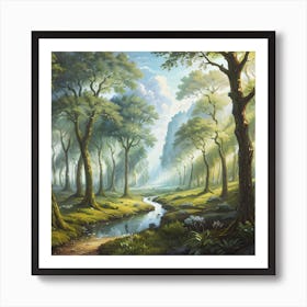 Walk In The Woods Art Print