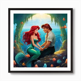 Little Mermaid 1 Art Print