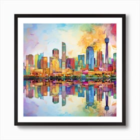 Toronto Skyline Art Print