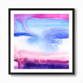 Watercolor Landscape N. 4 Art Print