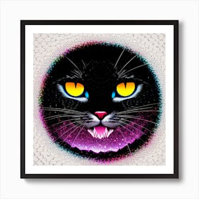 Black Cat Art Print