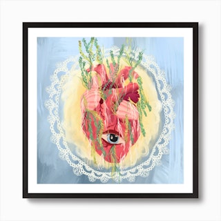 You Bring Light In Square Art Print