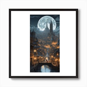 City At Night Art Print