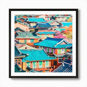 Korean City 1 Art Print