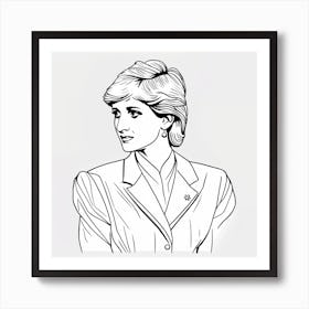 Princess diana 1 Art Print