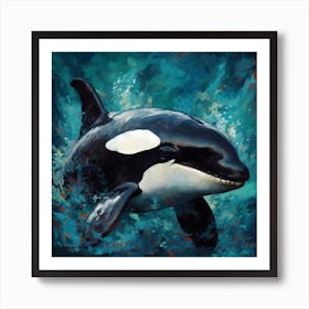 Orca Whale 1 Art Print