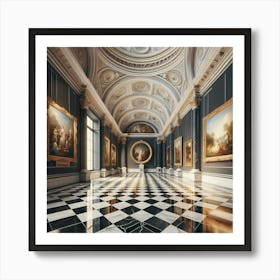 Hall Of Paintings 1 Art Print