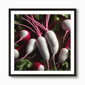 Radishes 46 Art Print