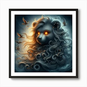 Troll Bear Art Print