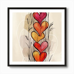 Heart - Heart Stock Videos & Royalty-Free Footage Art Print