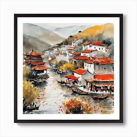 Chinese Painting (104) Art Print