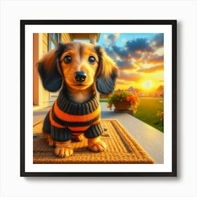 Dachshund 6 Art Print