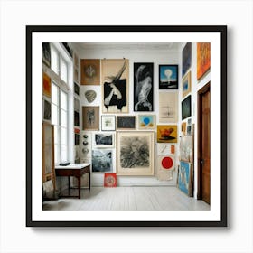 Room Full Of Art Art Print