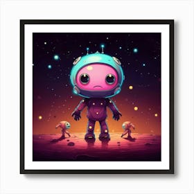 Space Aliens Art Print