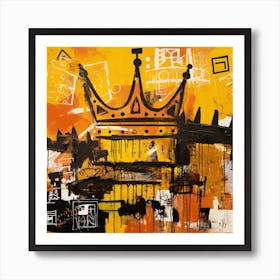 King Crown Art Print