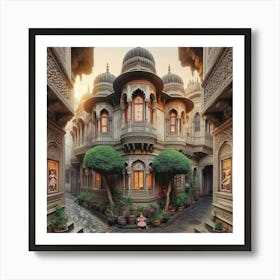 Rajasthan City18 Art Print