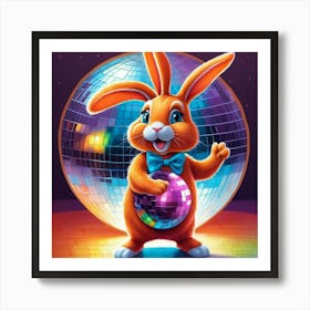 Disco Bunny 5 Art Print