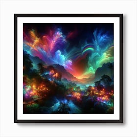 Rainbows In The Sky Poster