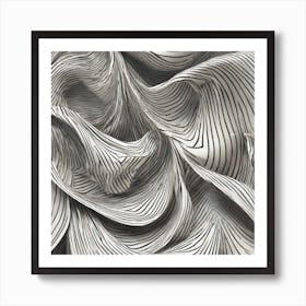 Realistic Wind Flat Surface For Background Use (6) Art Print