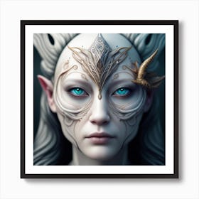 Elven Face Art Print