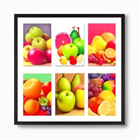 Fruit Set 4 Art Print