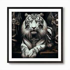 White Tiger 56 Art Print