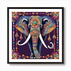 Elephant - Jigsaw Puzzle Art Print