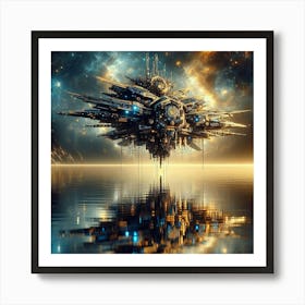 Spaceship 7 Art Print