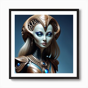 Alien Woman 2 Art Print