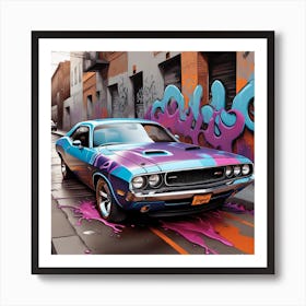 Dodge Challenger Art Print