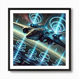 Nebula Harrier Jamming Devices Art Print