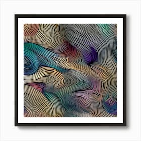 Abstract Swirls 9 Art Print