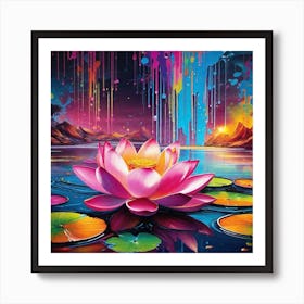 Lotus Flower 25 Art Print