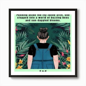 Into The Garden (Buzzing Beez) Art Print