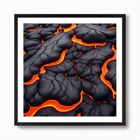 Lava Flow 13 Art Print