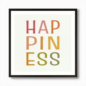 Happiness Art Print