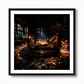 Book Of Magic Art Print