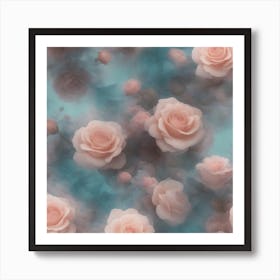 Pink Rose print Art Print