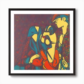 Man And A Woman Art Print