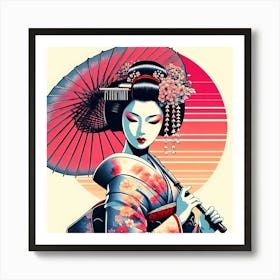 Geishaart201 Art Print