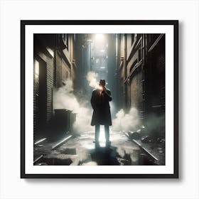 Detective Blues 1 Art Print